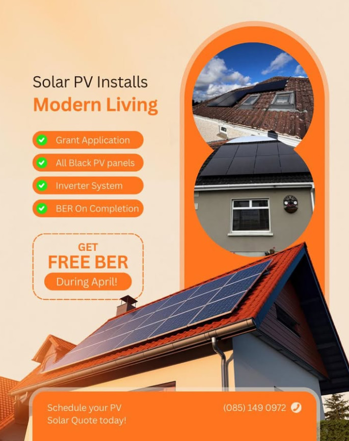 Modern solar home install
