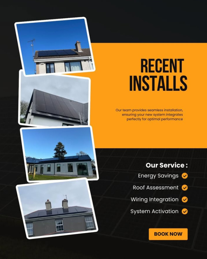 Solar install Leinster